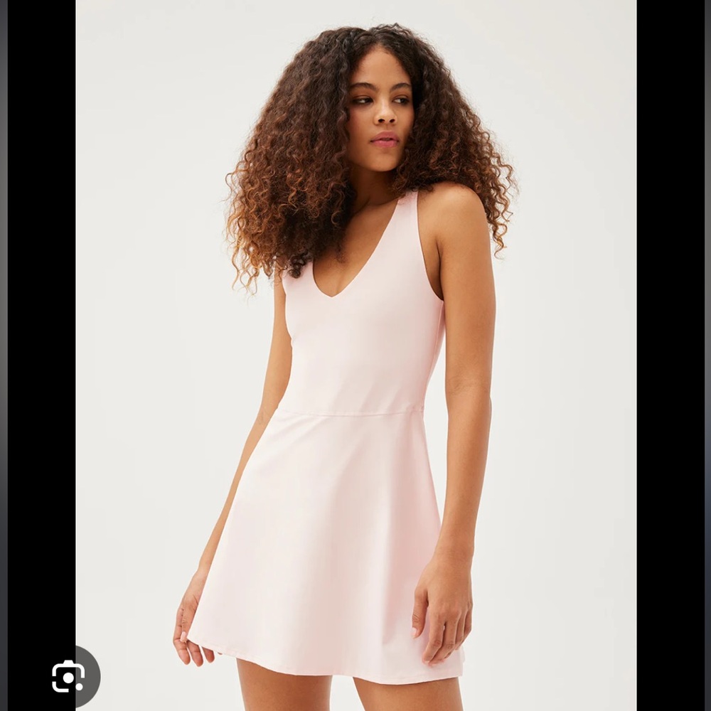 NWT outdoor voices pink Volley dress size large
